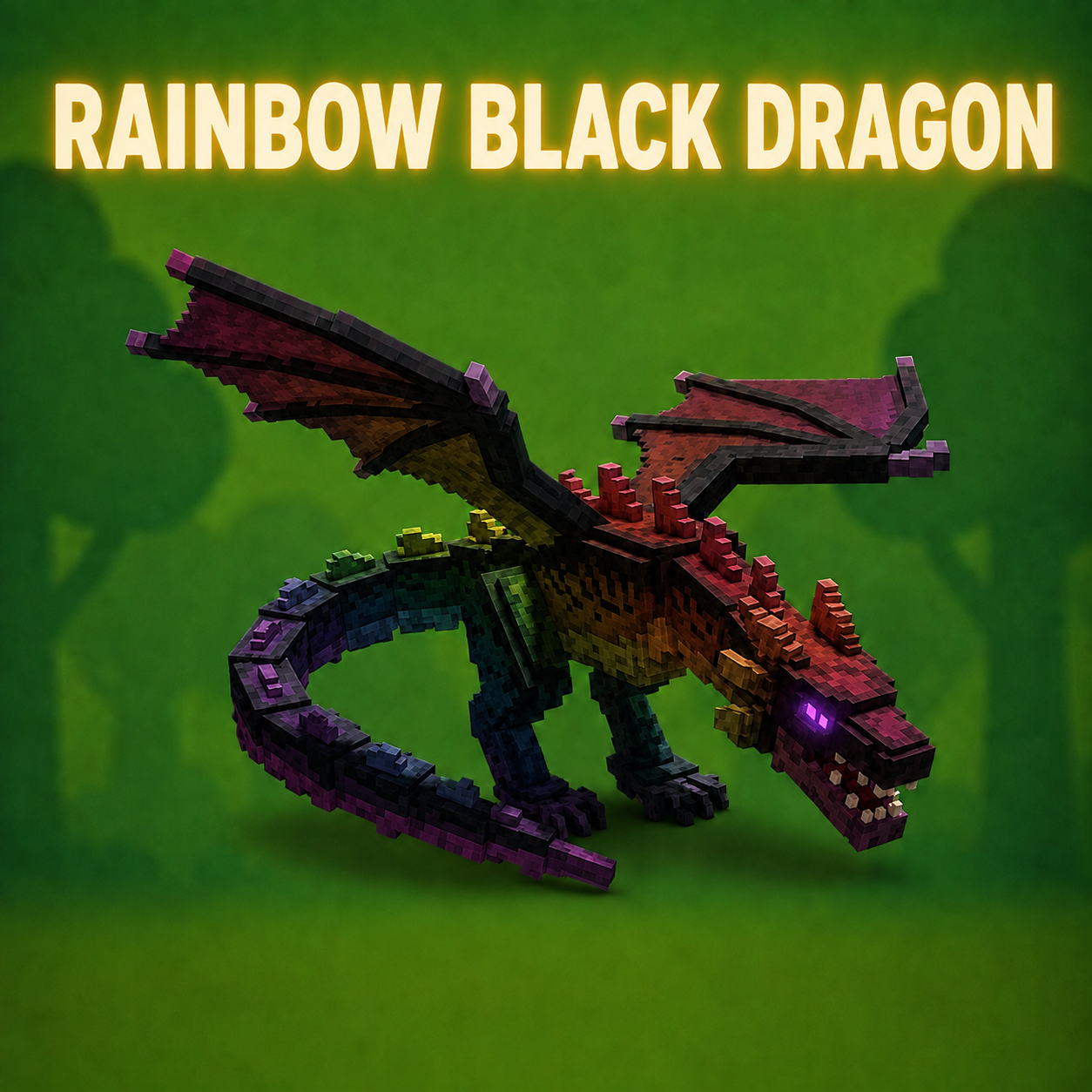 Rainbow Black Dragon